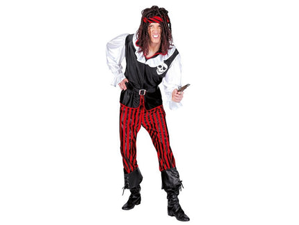 déguisement pirate jacky 4pcs homme taille m/l