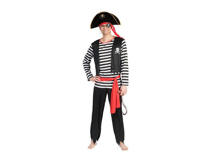 déguisement pirate pat 4pcs homme taille m/l