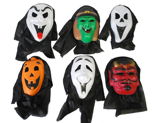 masque halloween avec cagoule