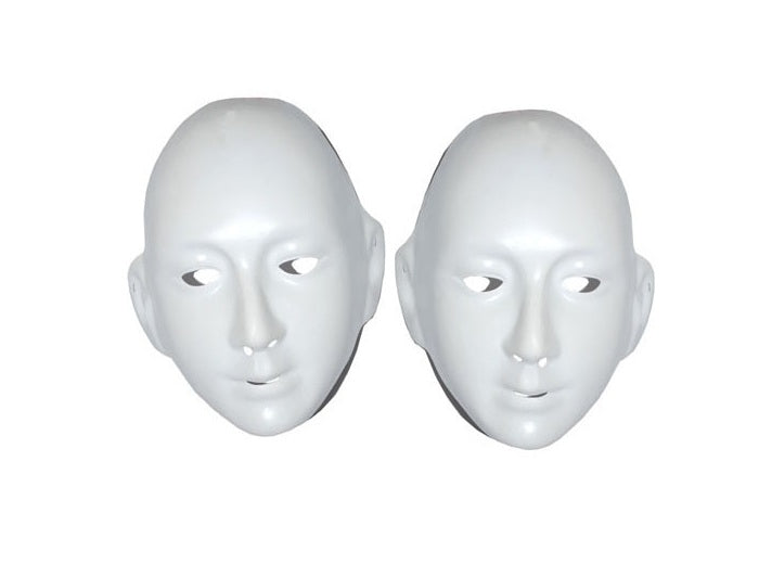 masque coque à peindre visage blanc 7