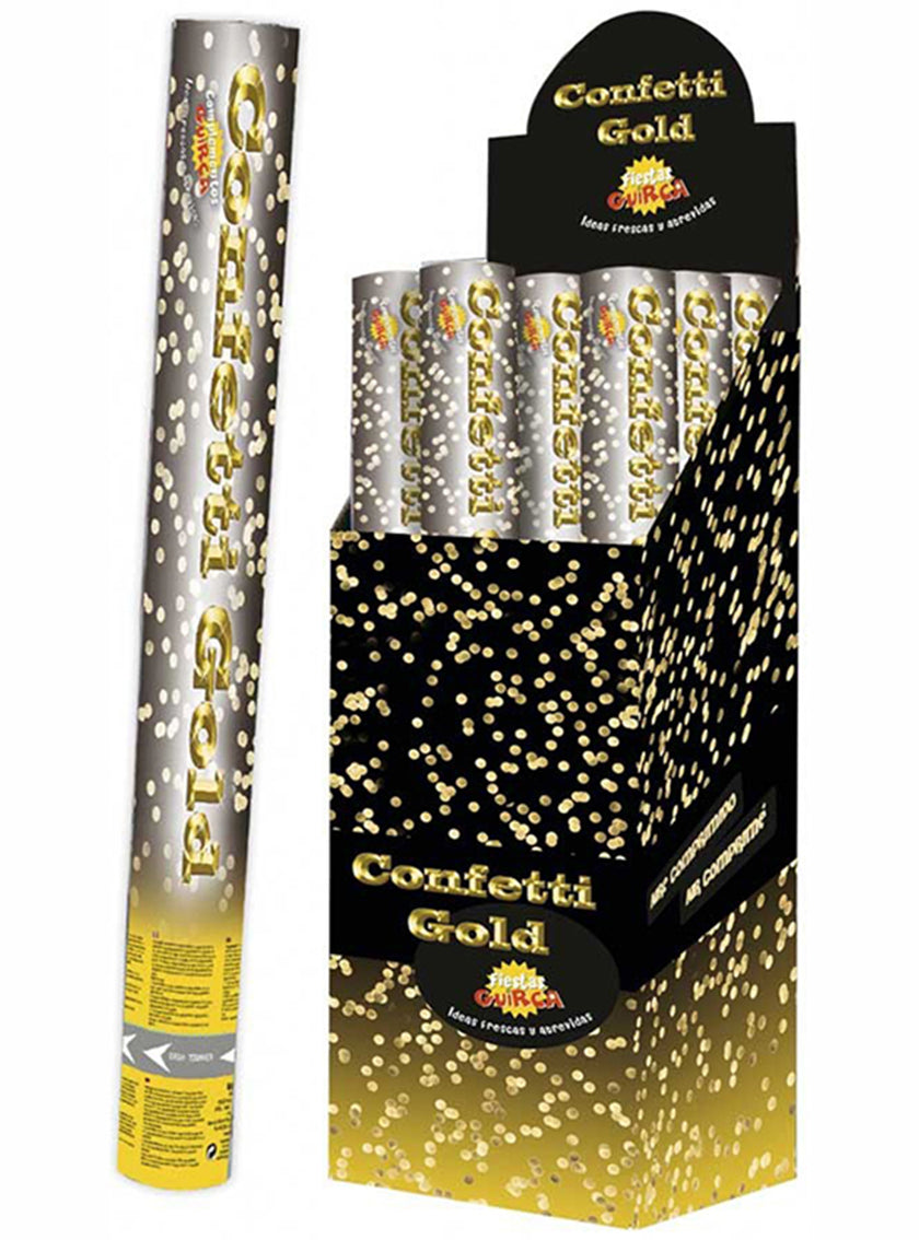 Canon à Confetti Métallique 40 cm