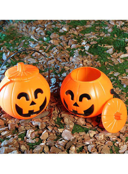 Panier de 17 cm Citrouille avec Couvercle