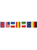 Guirlande 50 m. Grands drapeaux Internationaux