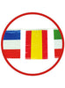 Guirlande 50 m. Grands drapeaux Internationaux