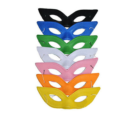 loup papillon orange 19x7cm