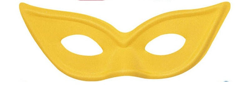 loup papillon jaune 19x7cm