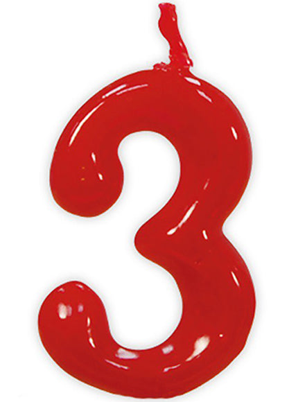 Bougie d'Anniversaire Classique Numéro 3