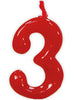 Bougie d'Anniversaire Classique Numéro 3
