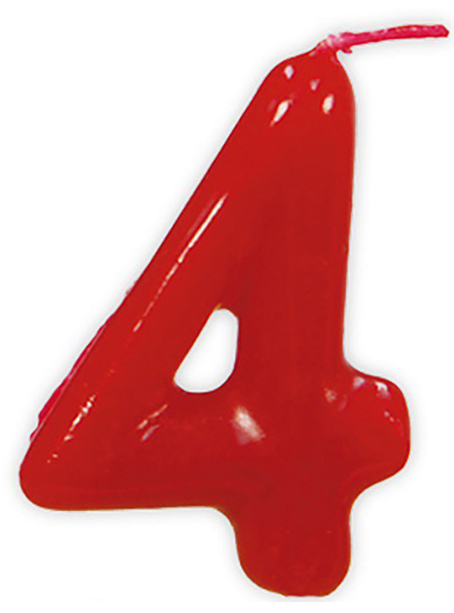 Bougie d'Anniversaire Classique Numéro 4