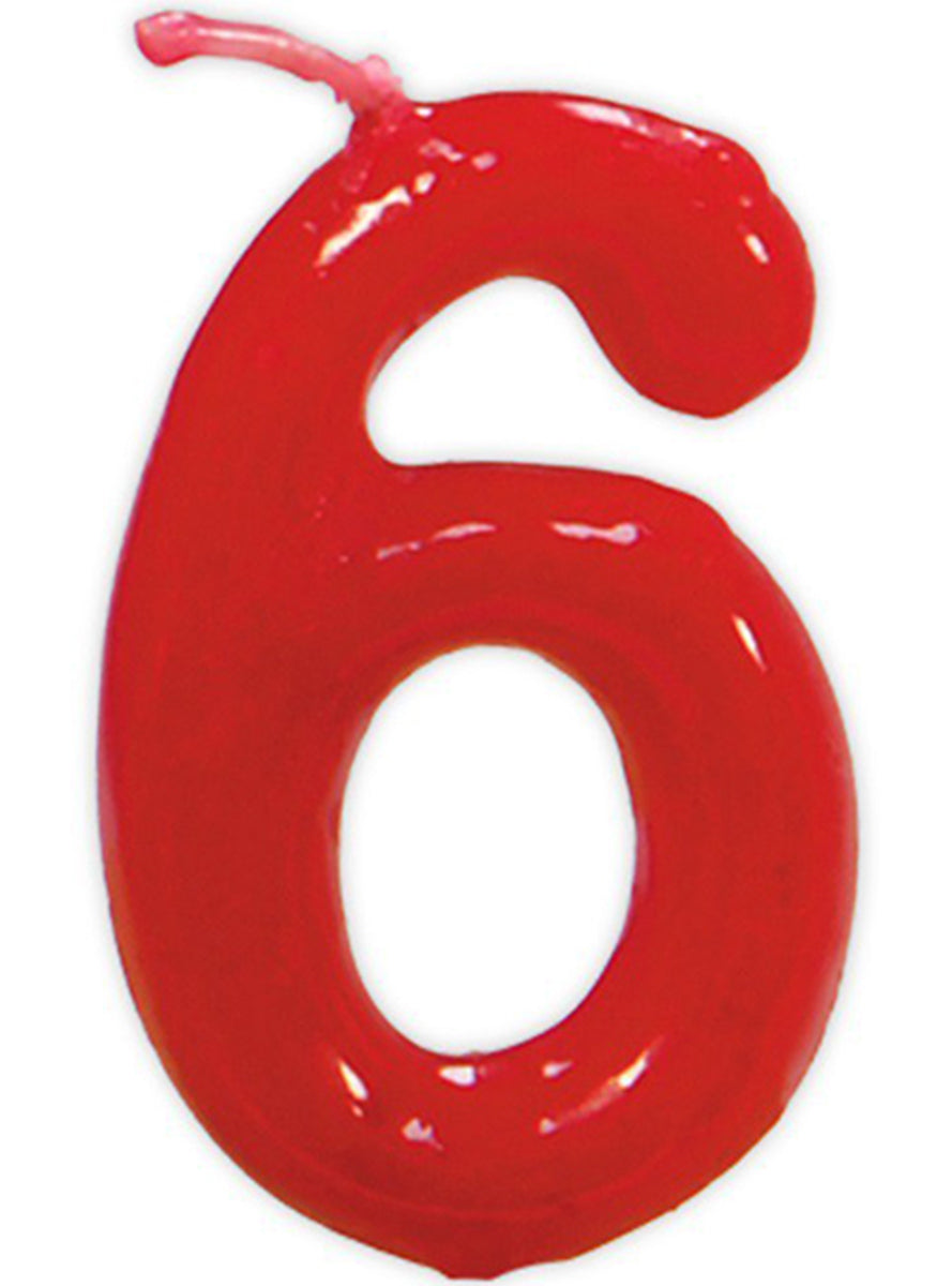Bougie d'Anniversaire Classique Numéro 6