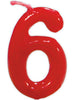 Bougie d'Anniversaire Classique Numéro 6