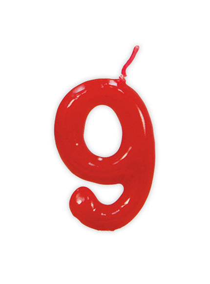 Bougie d'Anniversaire Classique Numéro 9