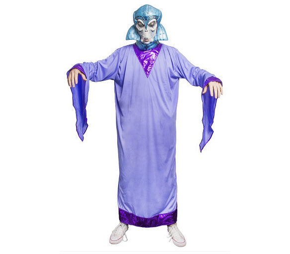 déguisement d''alien mage violet taille unique mixte