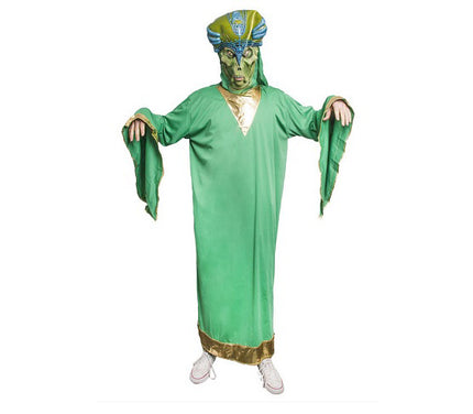 déguisement d''alien mage vert taille unique mixte