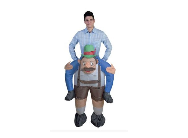 déguisement jump-in tyrolien adulte bleu