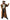 masque latex + déguisement de revenant cowboy