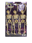 3 squelettes Halloween suspendus (15 cm)