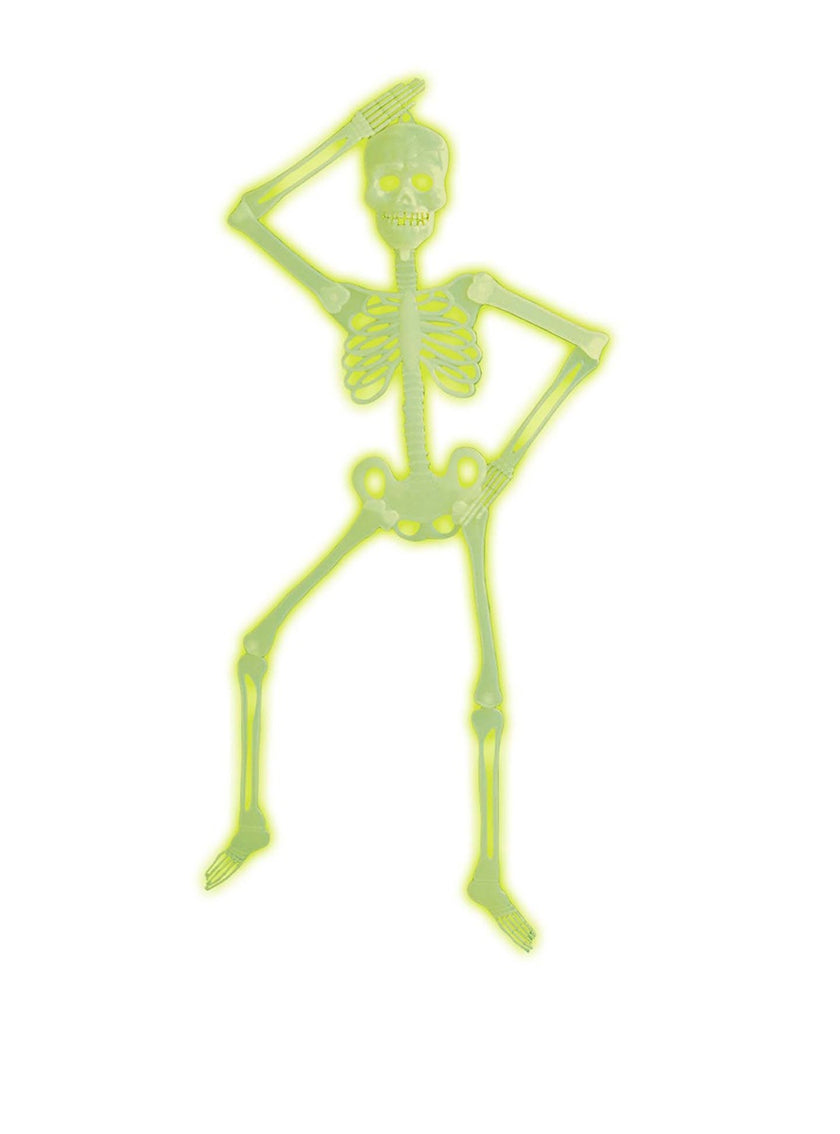Squelette articulé 3D fluo
