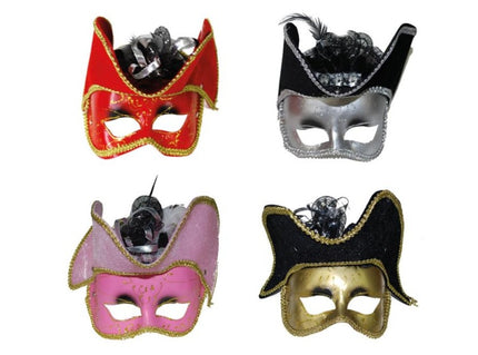 demi masque avec coiffe mix