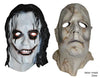 masque latex de zombie cheveux noirs