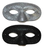 loup arrondi à paillettes noir 17x9.5cm