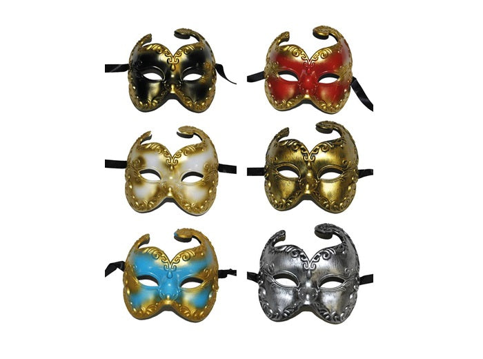 masque loup large avec dorures mix