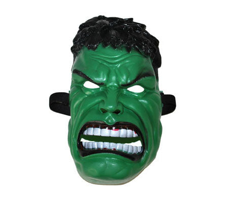 masque monstre en colère vert