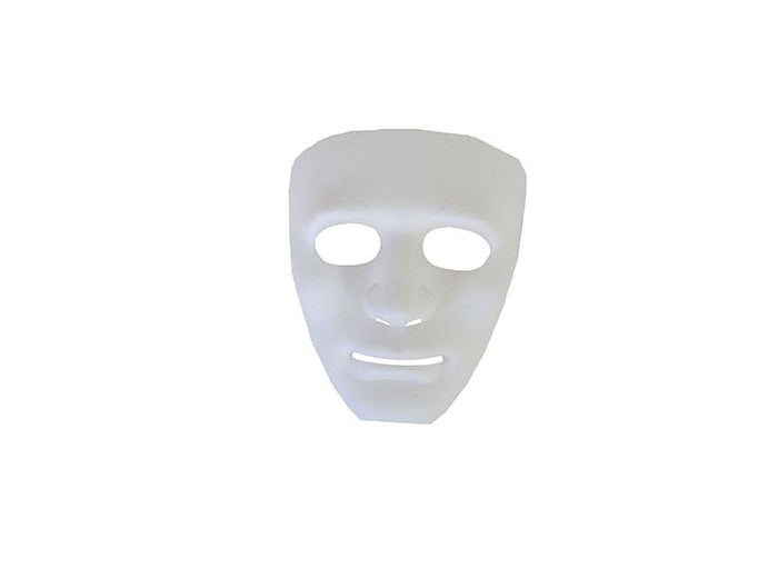 masque coque à peindre visage blanc 6