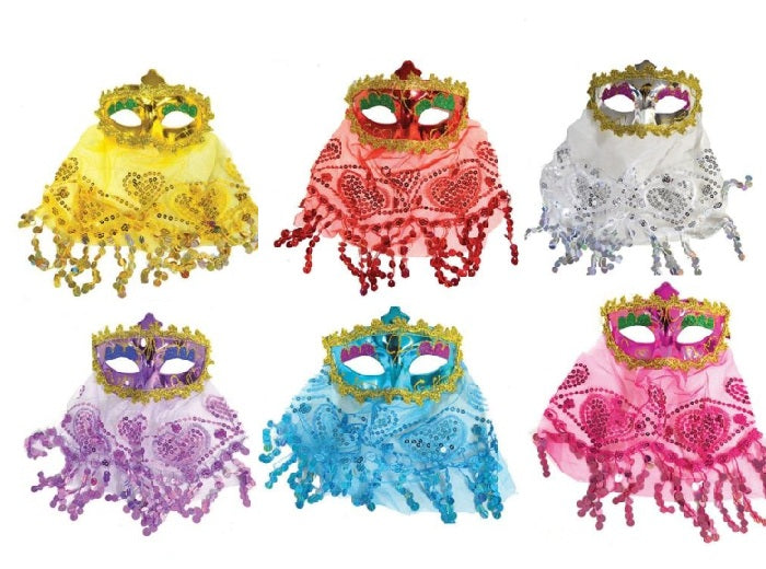 masque loup motifs luxe dorés mix