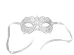 masque loup luxe dentelle blanc adulte
