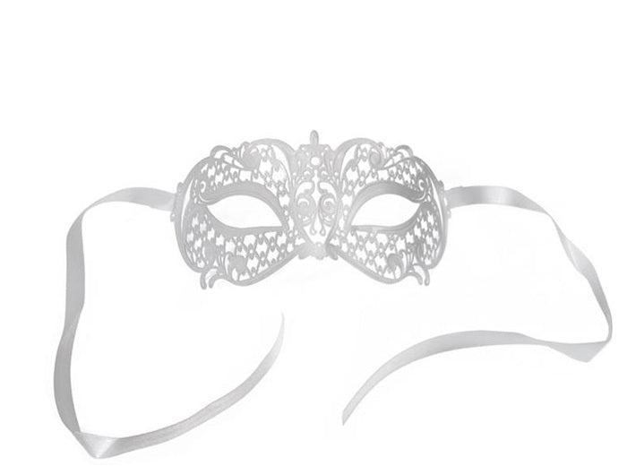 masque loup luxe dentelle blanc adulte