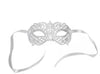 masque loup luxe dentelle blanc adulte