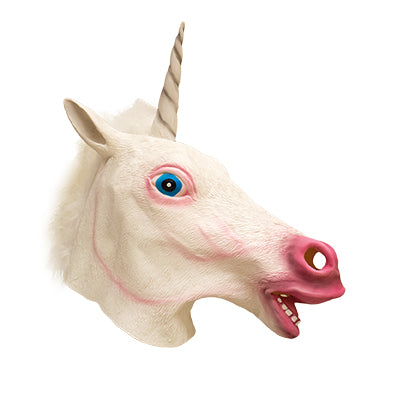 masque latex licorne
