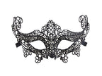 masque loup luxe dentelle noir