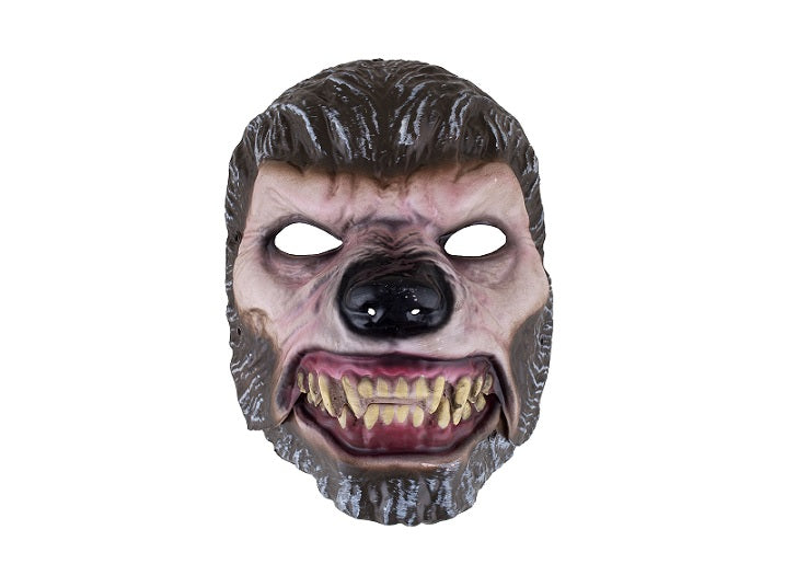 masque coque de loup-garou avec machoire articulée