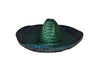 sombrero en paille vert adulte 45cm