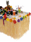 Décoration de table Hawaï avec fleurs