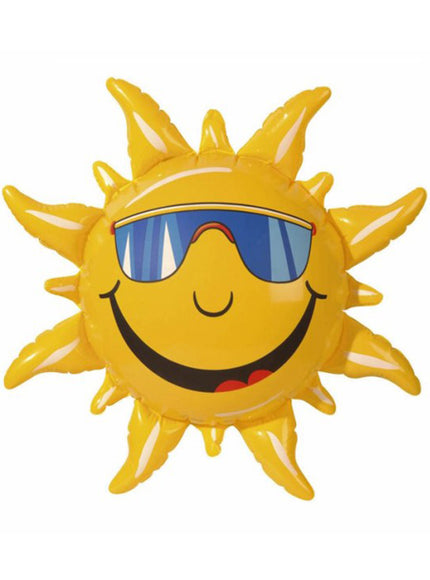 Soleil gonflable souriant