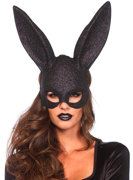 Masque de lapin sexy à paillettes femme