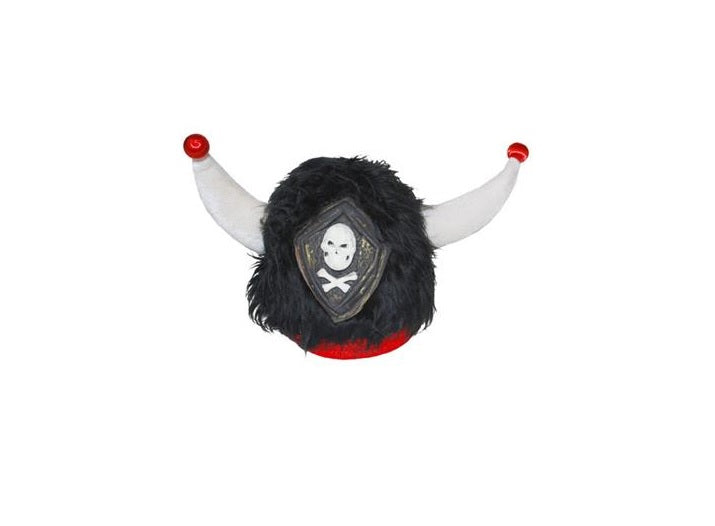 casque viking gaulois en peluche adulte