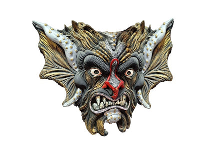 décoration murale tête de dragon chinois luxe 58x50cm