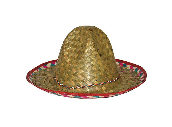sombrero en paille nature taille enfant 34cm