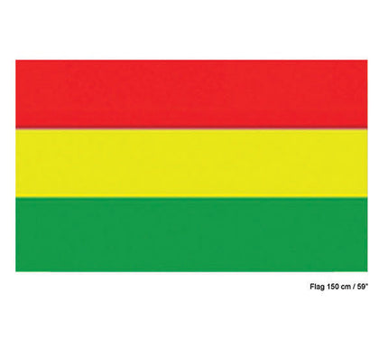 drapeau rouge jaune vert 90x150 cm