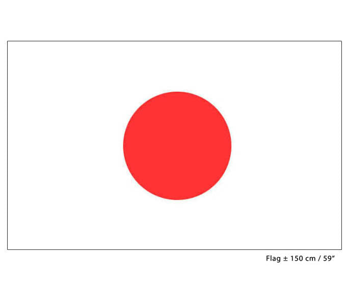 drapeau japon 90x150 cm