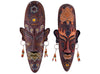 décoration murale masque africain mix 50x20cm