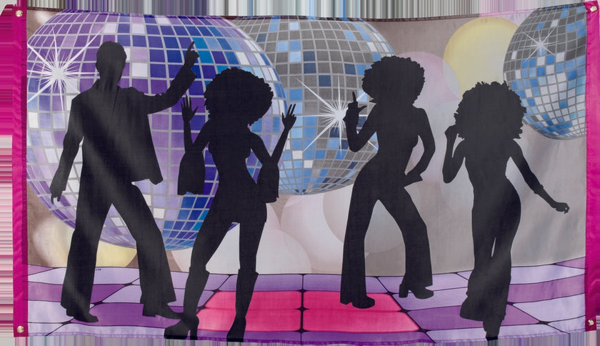 Banderole musique disco - Disco Party