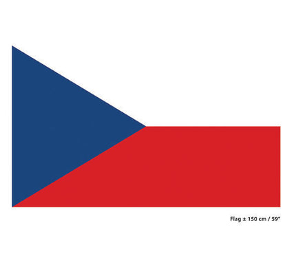 drapeau republique tcheque 90x150 cm