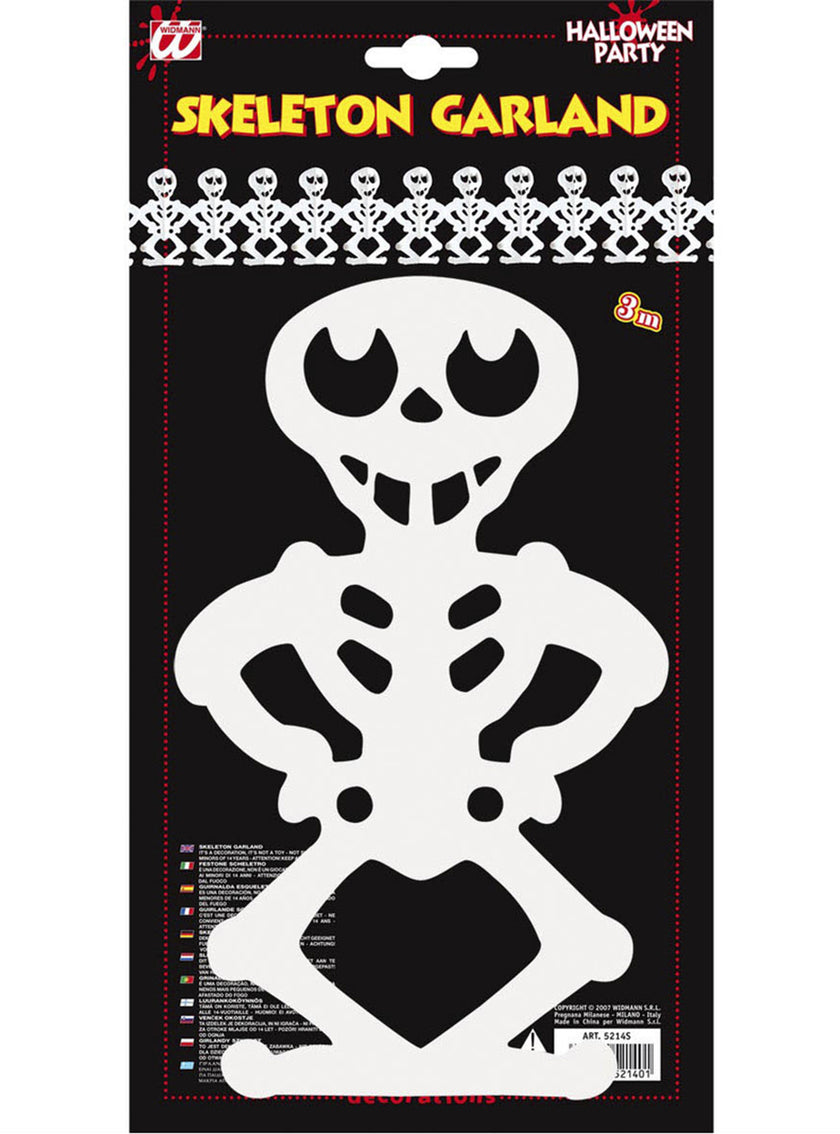 Guirlande squelettes des ténèbres