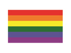 drapeau love parade arc en ciel 90x150cm