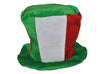 chapeau carnaval mousse italie vert blanc rouge adulte